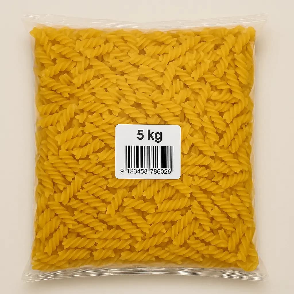 Bulk Fusilli Pasta - Premium Quality Spiral Pasta Bag 5kg