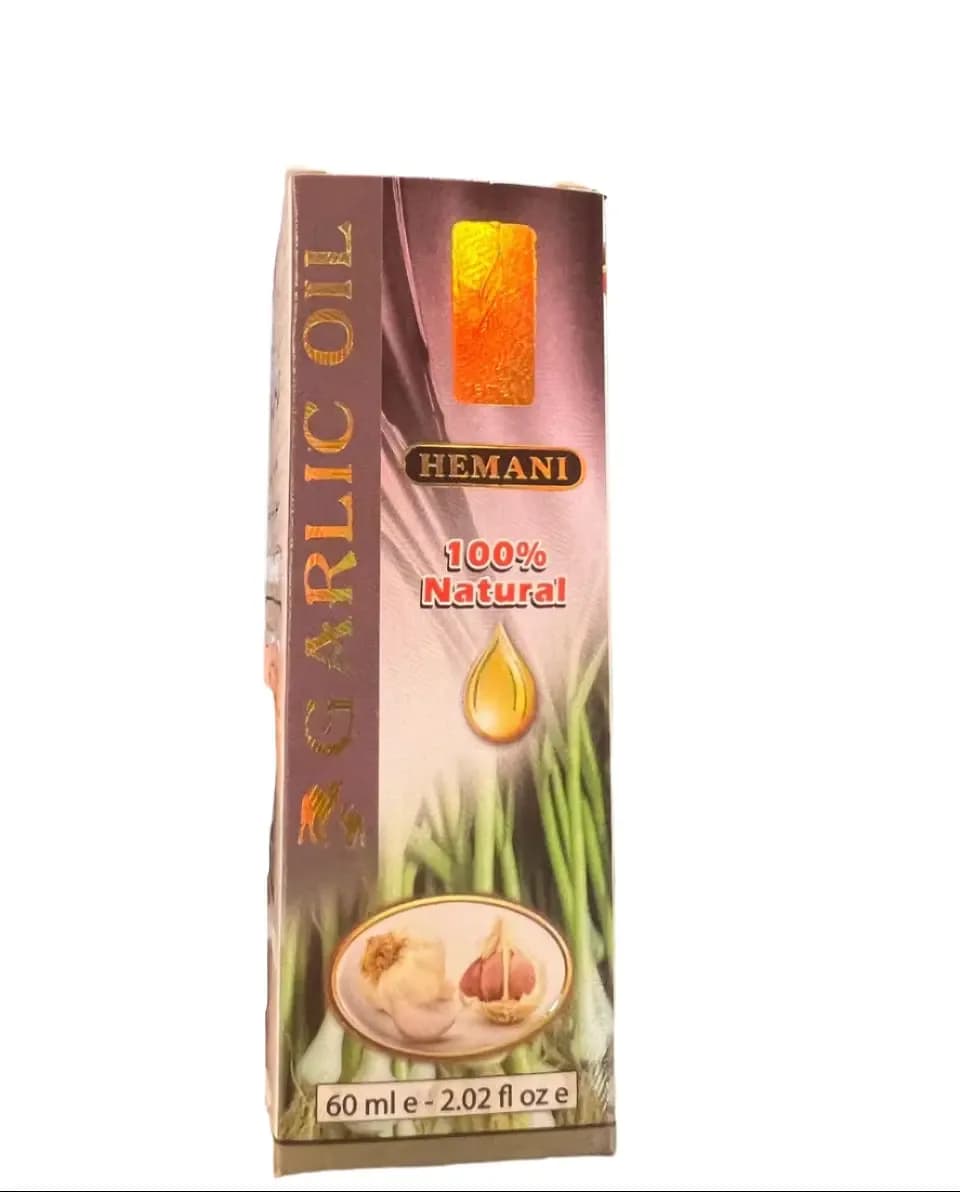 Hemani 100% Natural Garlic Oil – 60ml