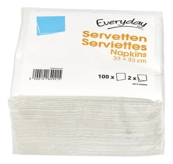 Everyday Napkin 33x33cm 100pcs