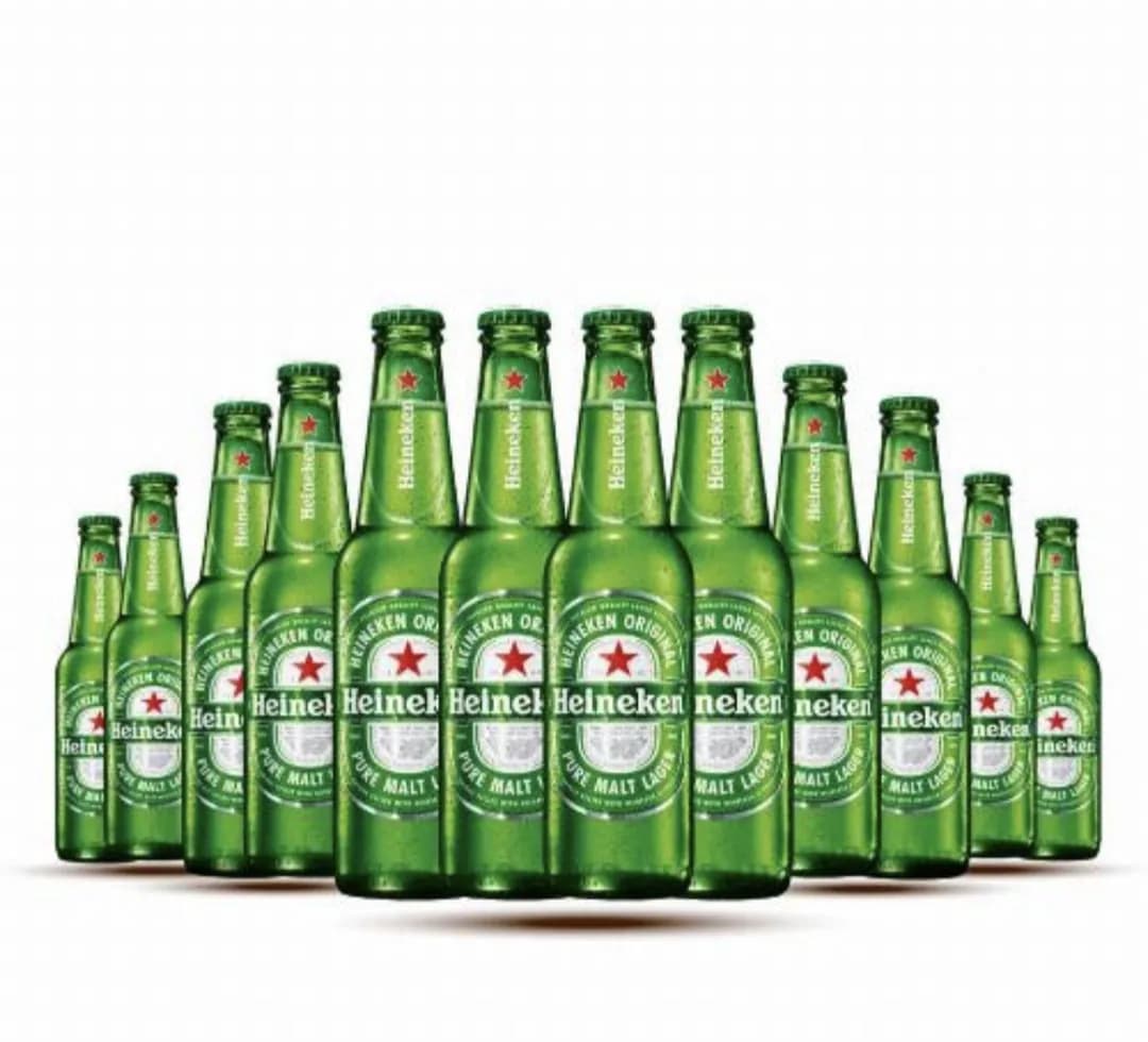 Heineken pack of 12 bottles