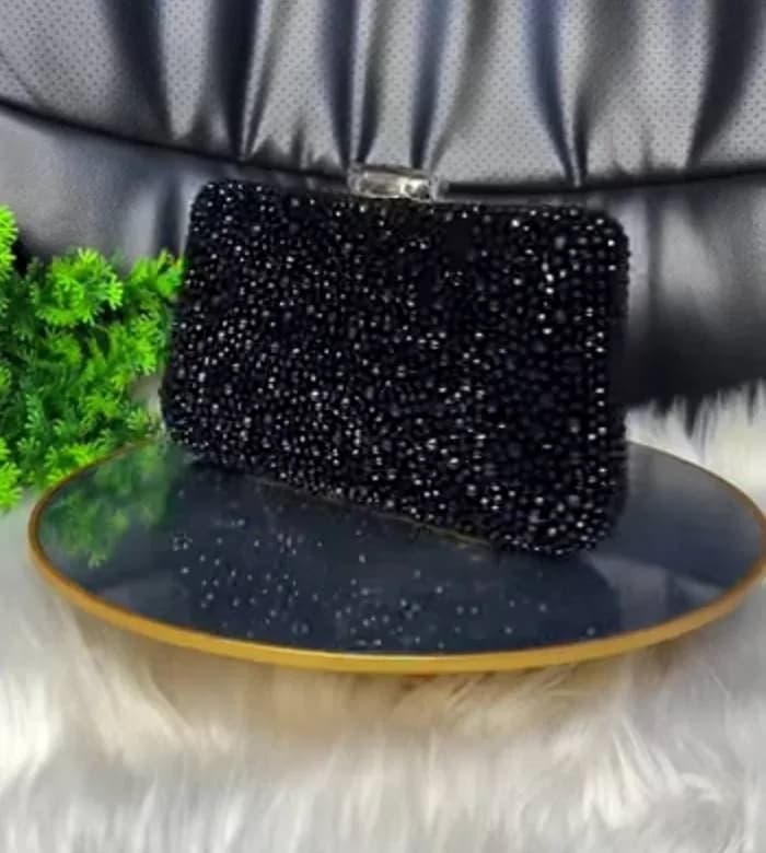 Clutch bag Silver Leather #3