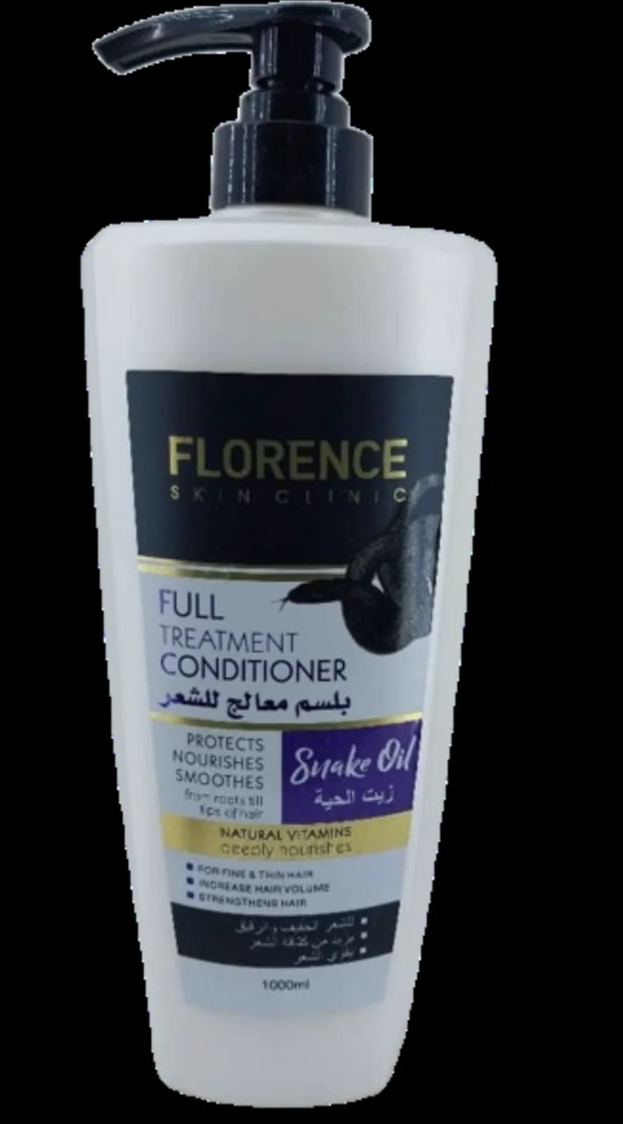 Florence Skin Clinic Full Treatment Conditioner Snake 1000ml
Protect ,Nourishes and Smoothes
