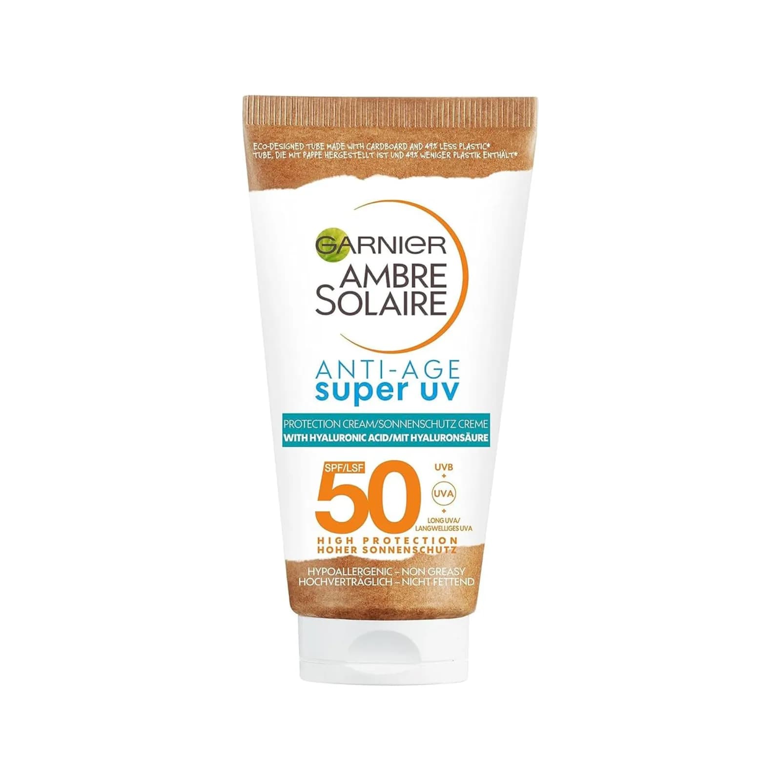 Garnier Ambre Solaire Super UV Anti-age Face Protection Cream SPF50 Tube 50ml
