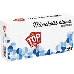 Top Budget Mouchoirs White 150pcs