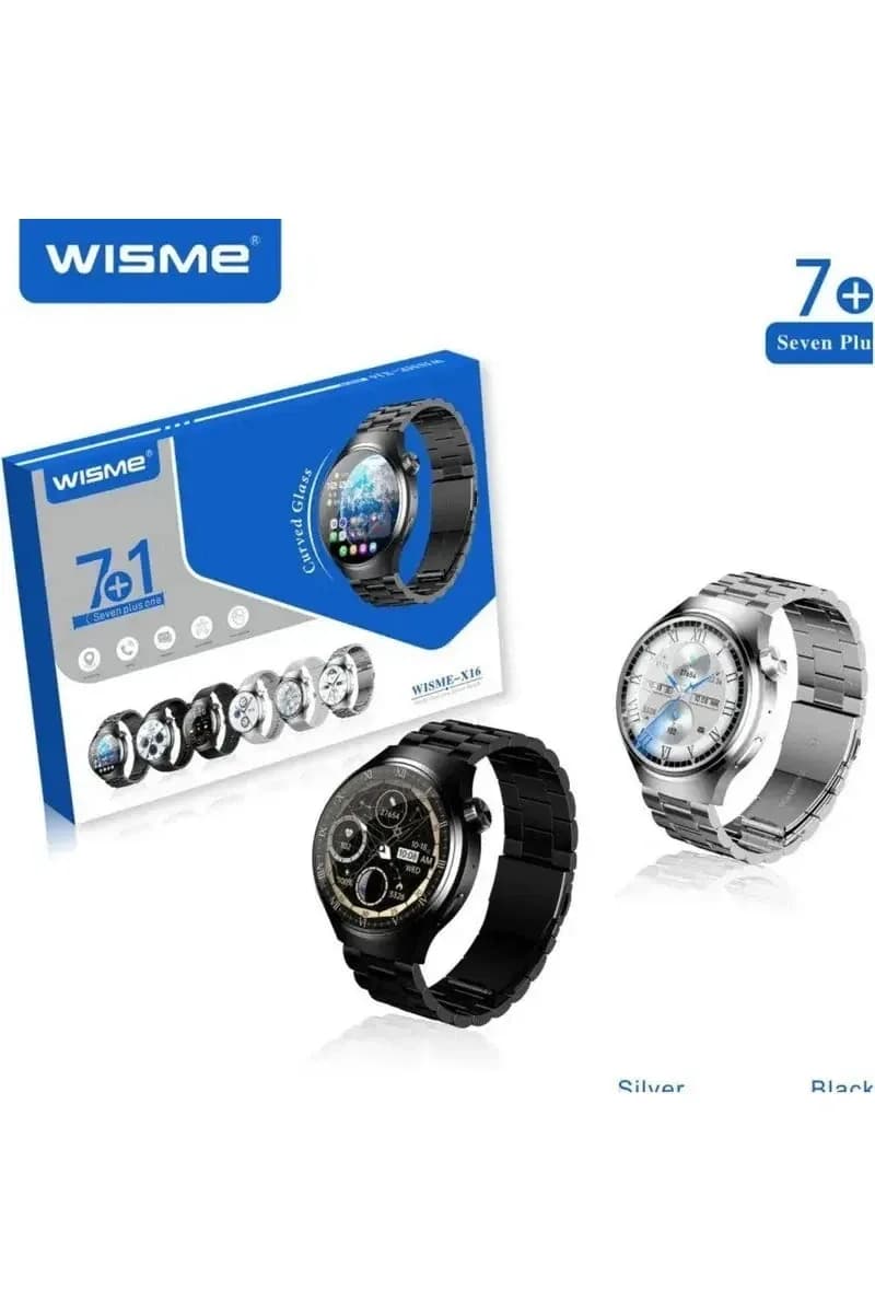 Stylish Wisme X16 Black Smart Watch