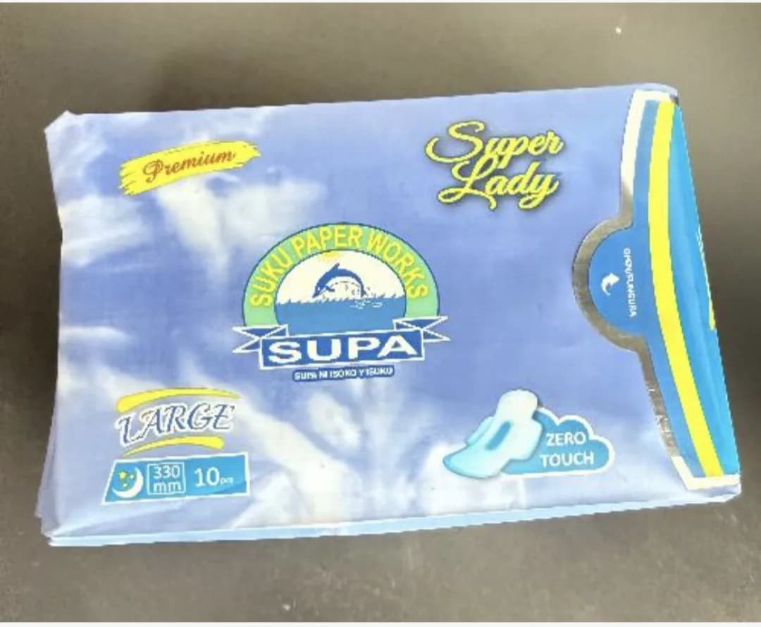 supa sanitary pads
330mm 10pieces