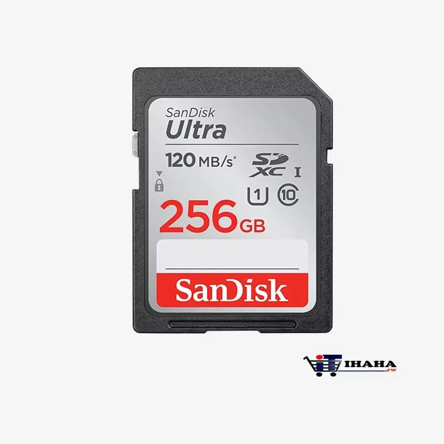 SANDISK Ultra SDXC UHS-I Card 256GB speed up to 120MB per sec for camera