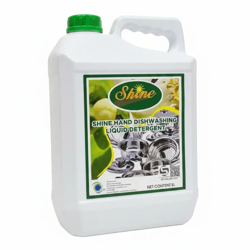 Shine Hand Dishwashing Liquid Detergent 5L