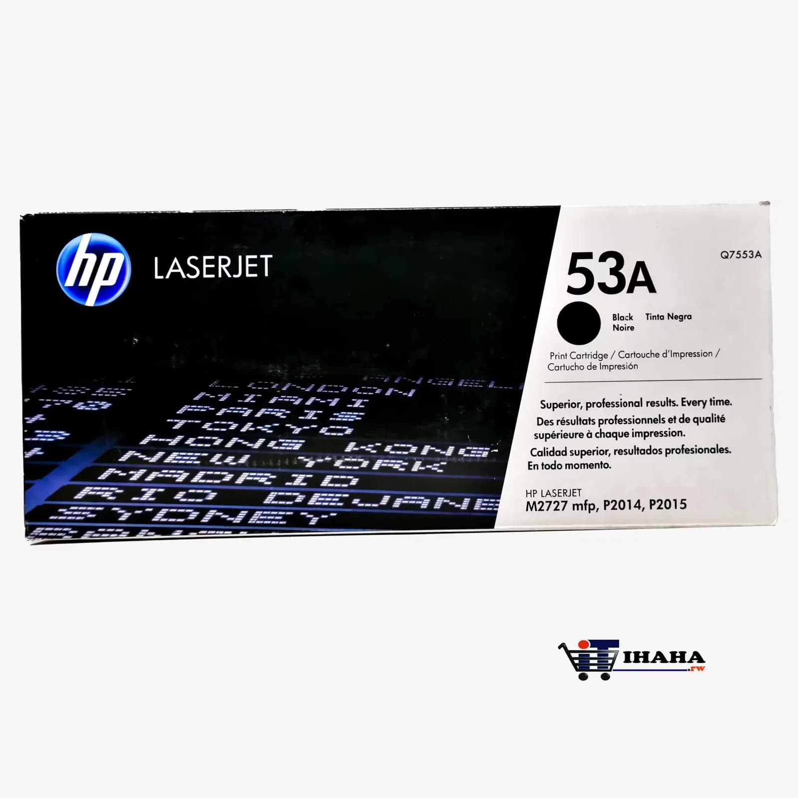HP 53A Black Original LaserJet Toner Cartridge (Q7553A)