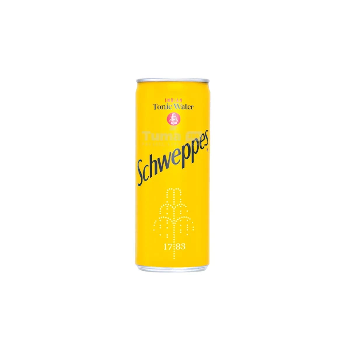 Schweppes Indian Tonic Water Soft Drink Can 330ml