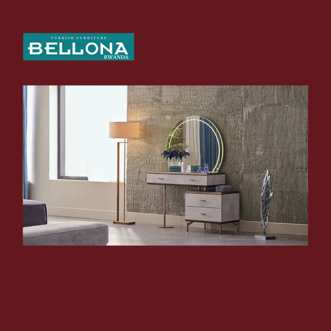 BELLONA HAVANA MAKEUP SETS-(table+mirror+pouffe)