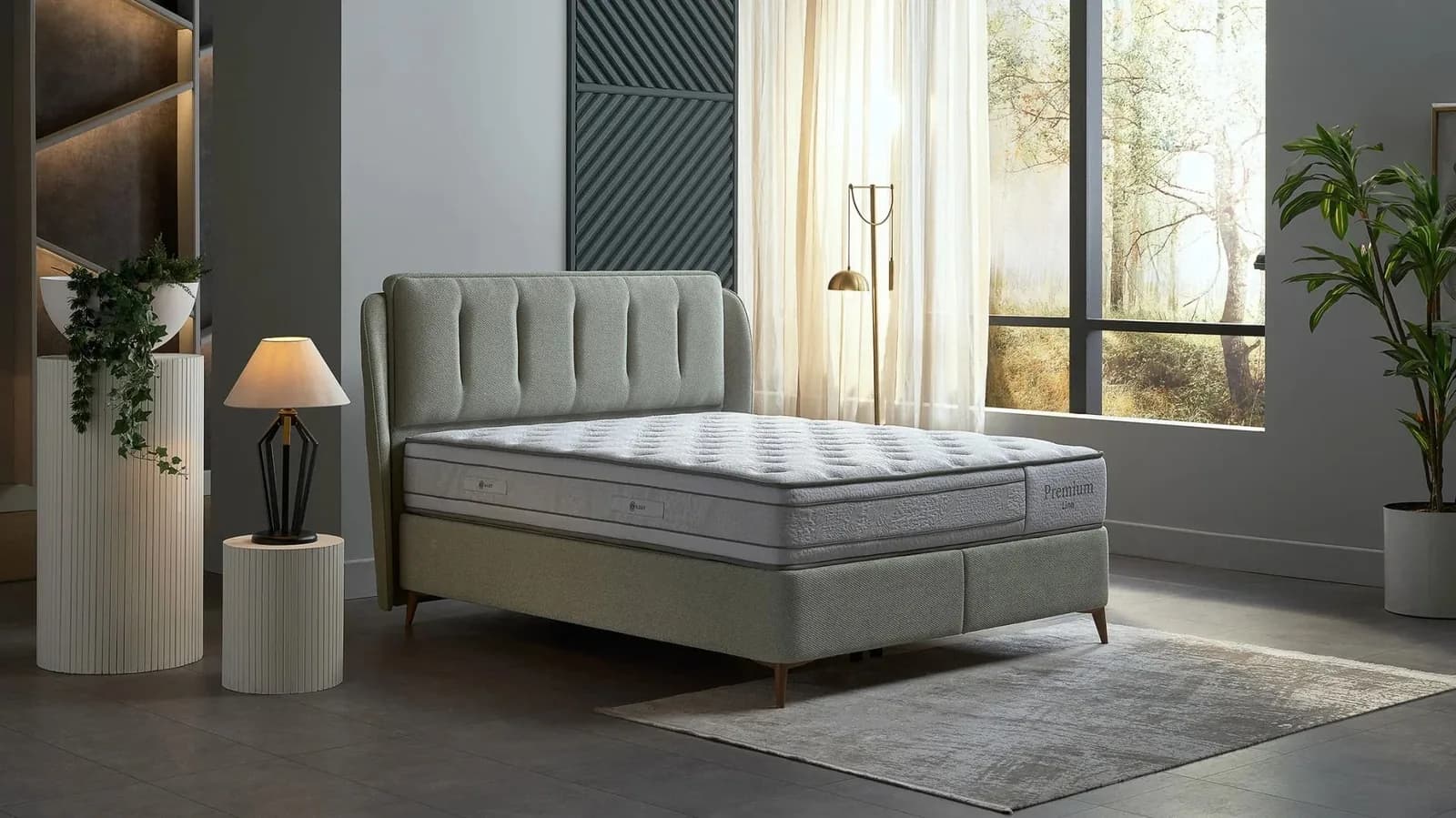 BELLONA PREMIUM LINE STORAGE BED 200X200 CM