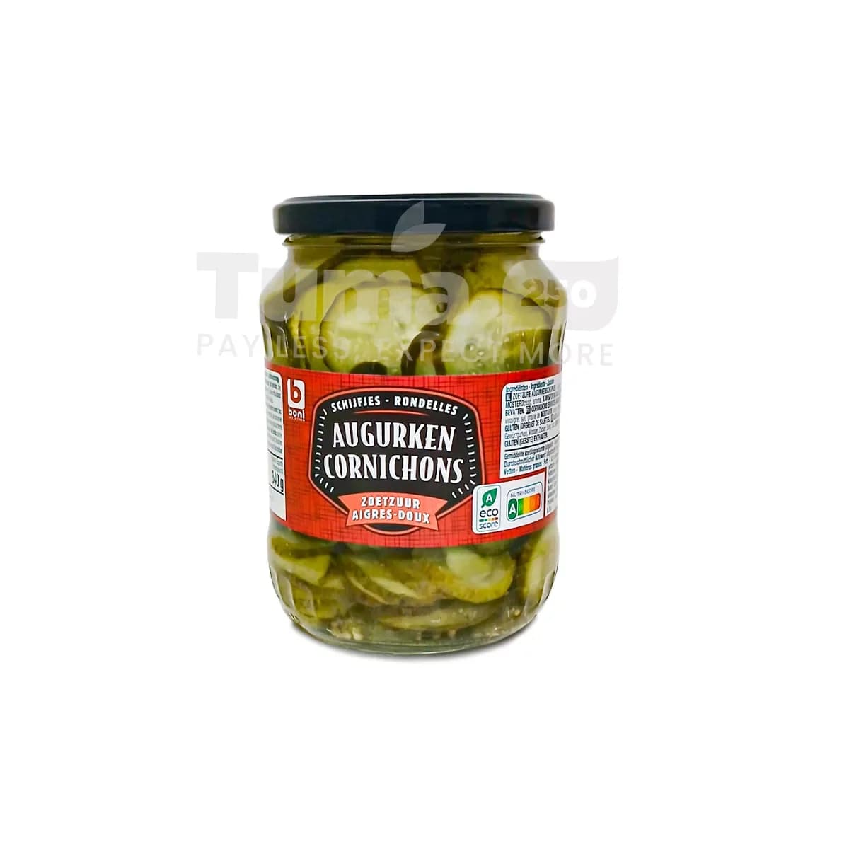 Boni Sweet & Sour Pickle (Cornichons) Slices(rondelles Aigre doux) -670g