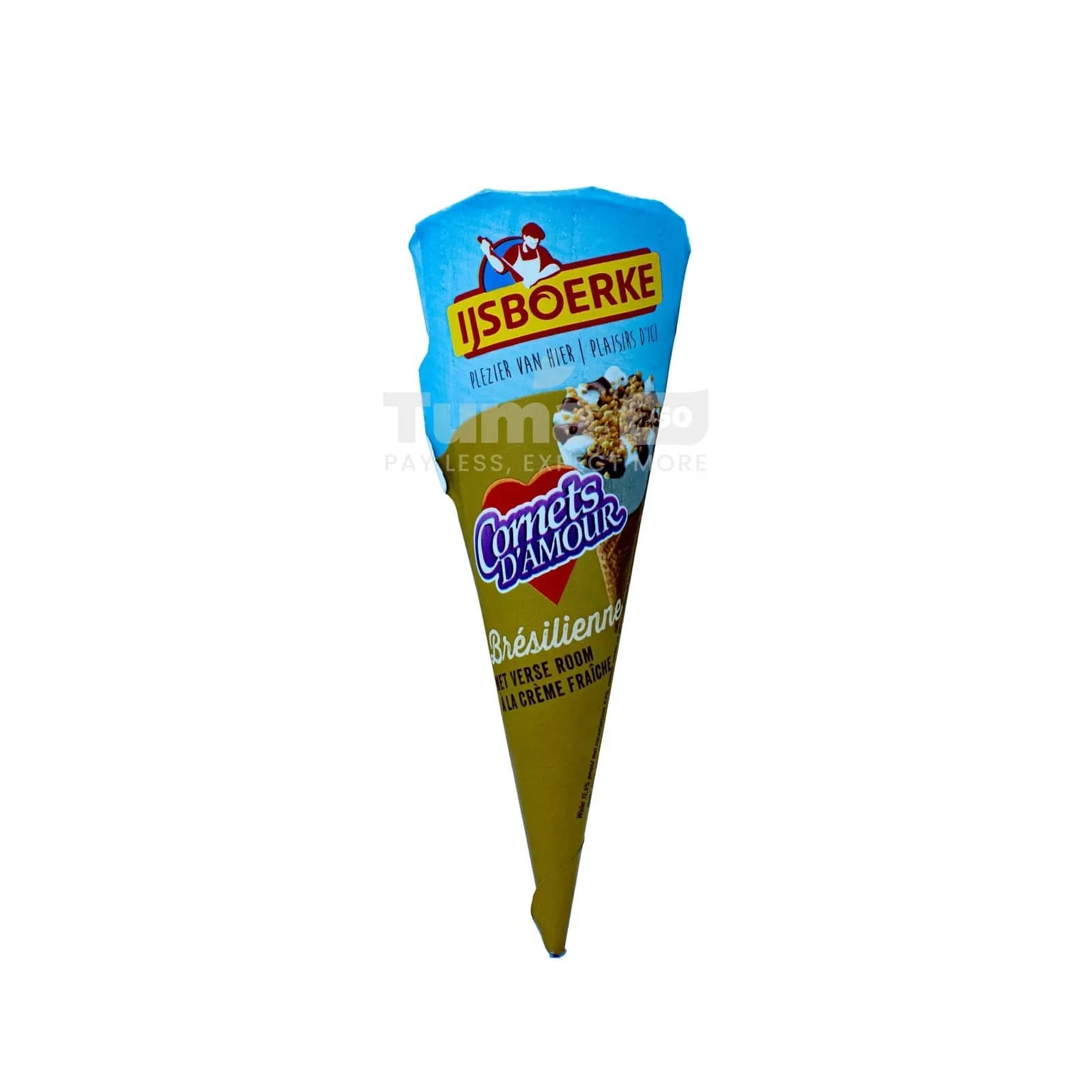 Ijsboerke Cornets D’amour Bresillienne Ice Cream 120ml