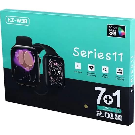 KZ-W38 Series 11 Smart Watch with 7 Straps