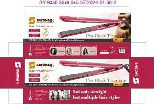 HAIR STRAIHTENER SY-9330