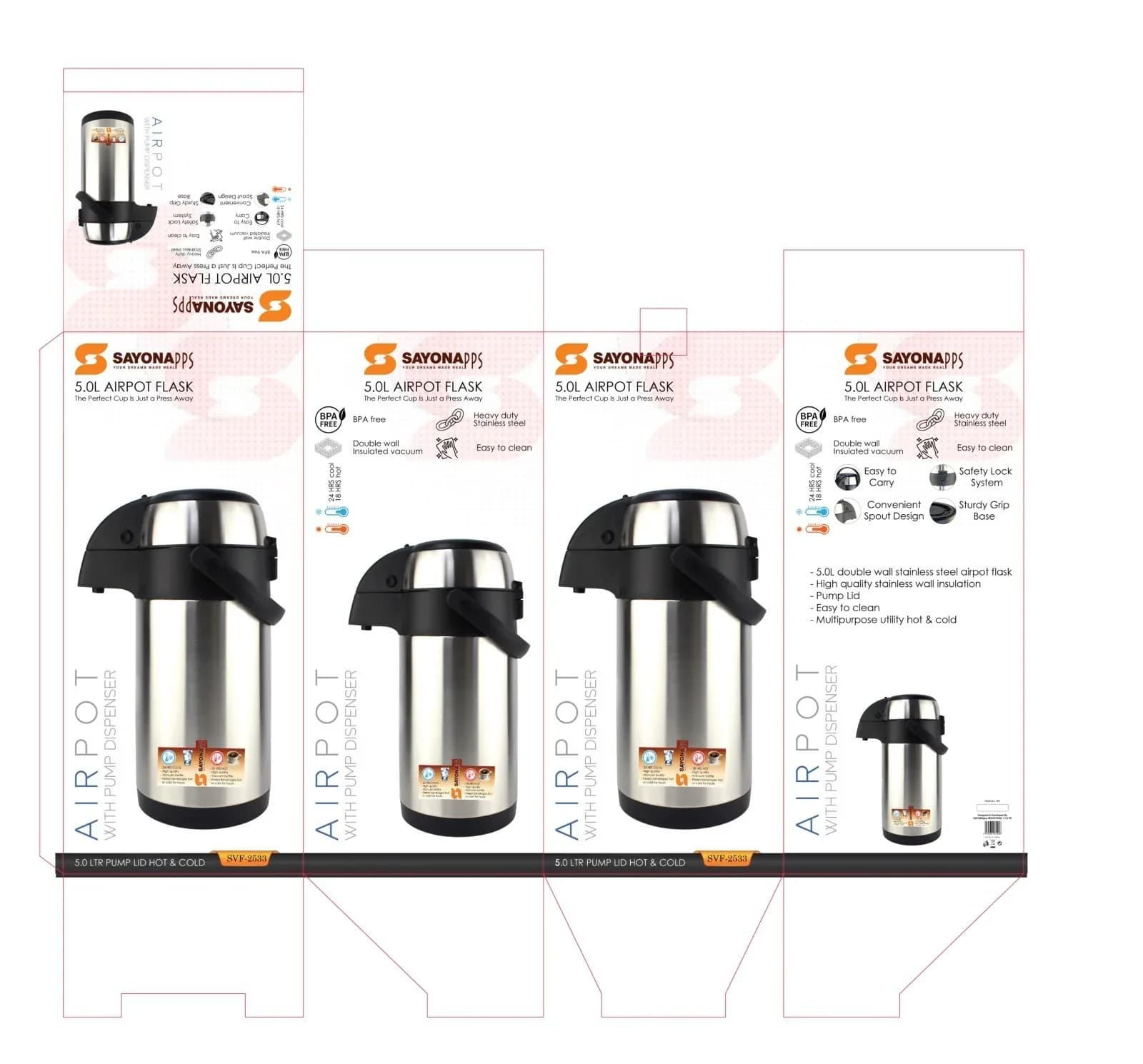 Sayona AirPot Flask