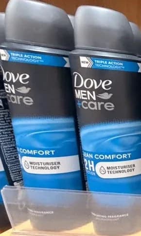 Dove Men+Care Clean Comfort 24H Antiperspirant Deodorant Spray