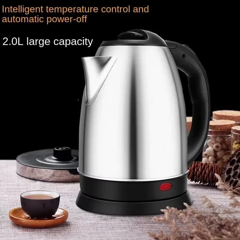 2L Stainless Steel Electric Kettle Fast Boiling Hot Water Heater for Coffee Tea Buy Online Egura Rw