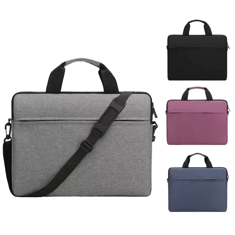 Laptop Bag Sleeve with Shoulder Strap for Men Women Waterproof Stylish Office Case