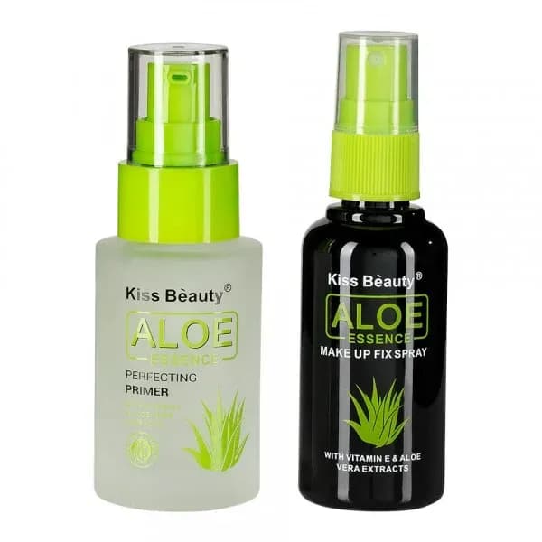 Set 2-in-1 Primer Machiaj Spray Fixare Machiaj Aloe Essence