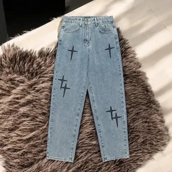 Trend Brand Jeans for Men Modern Street Style Denim
