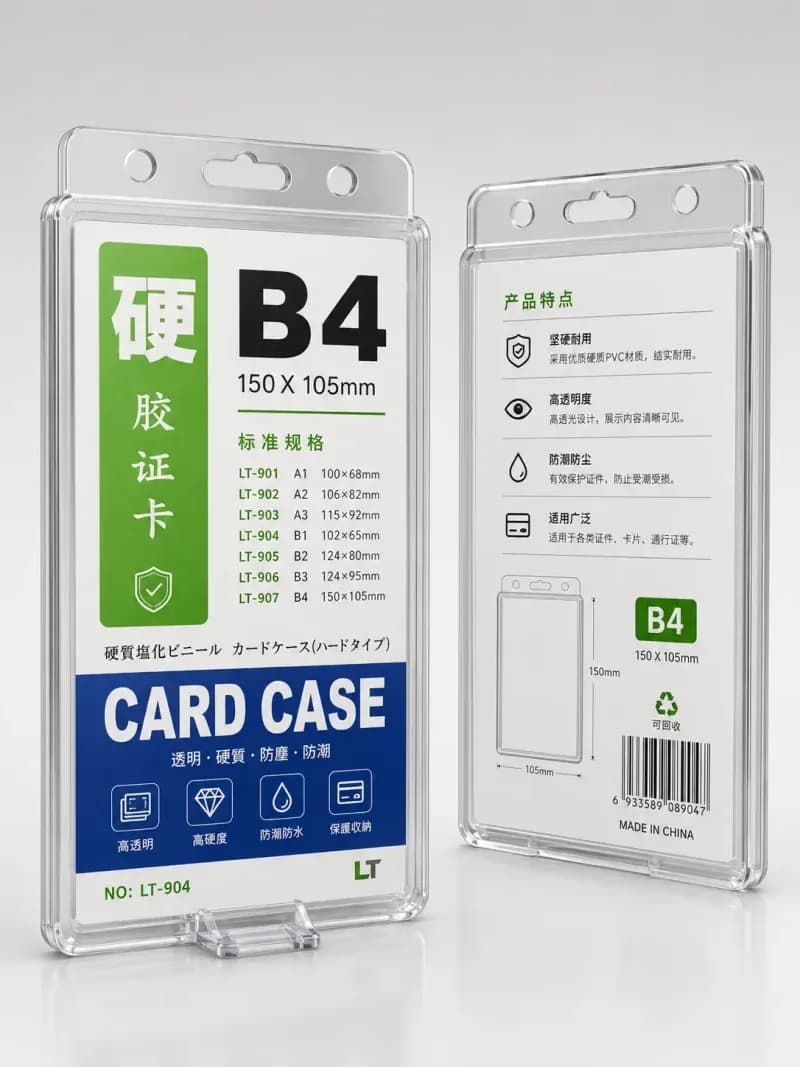 From 20PCS Badge Holder Plastifi B4 Premium Laminated Id Badge Holder for Office School