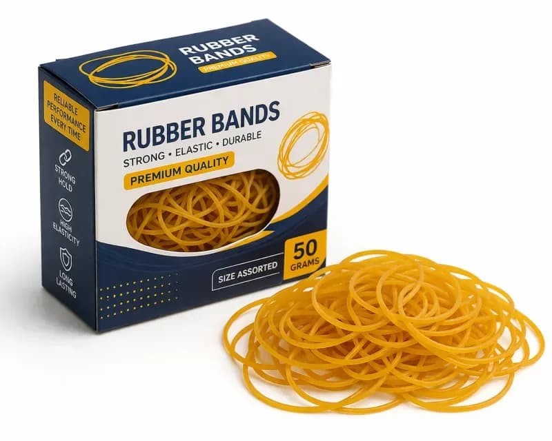 Rubber Bands Pack Strong Elastic Bands for Office Money Packaging Home Use