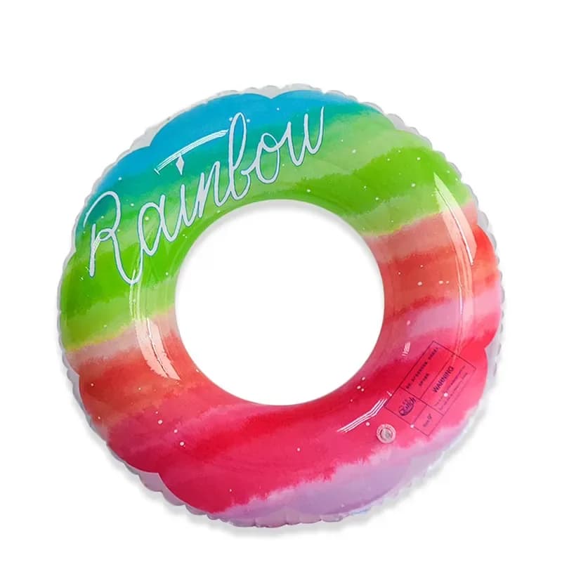 Inflatable Swim Ring Rainbow 90CM