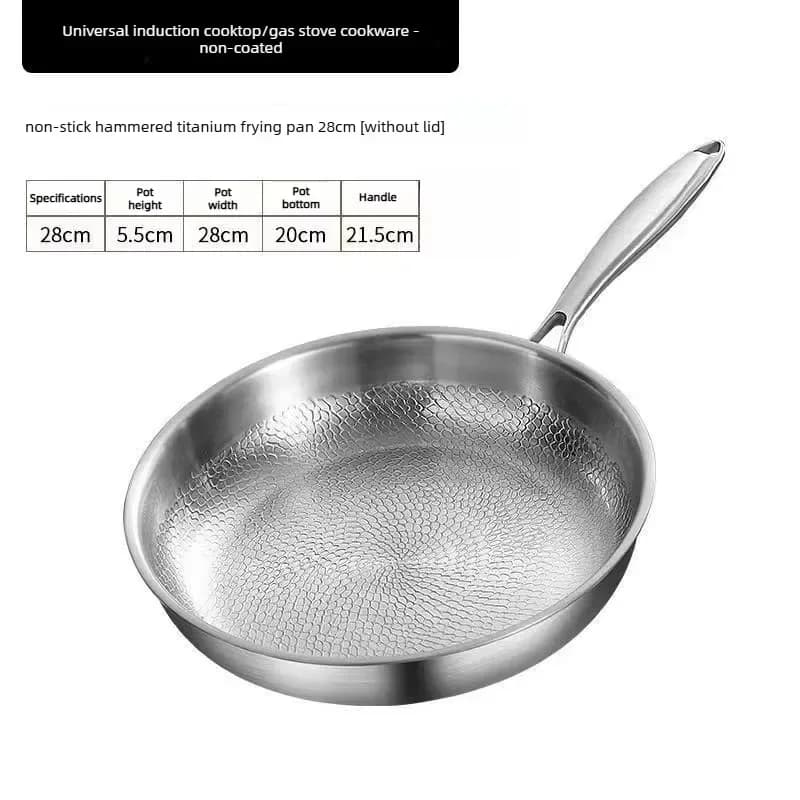 Titanium Alloy Frying Pan Healthy Uncoated German Premium Non Stick Pan for Steak Buy Online Egura Rw