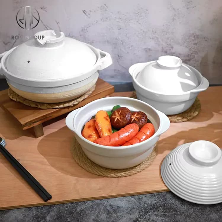 Ceramic Soup Pot Set 4PCS
