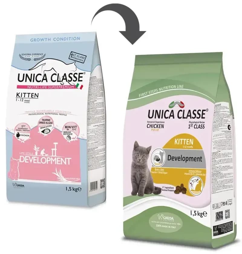 Unica Classe Cat Food 1 5KG Complete Tasty Nutrition