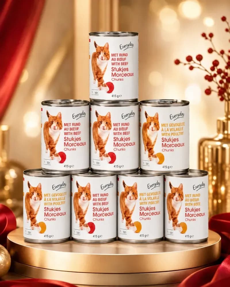 Everyday Wet Cat Food 415G Beef Poultry Chunks Buy