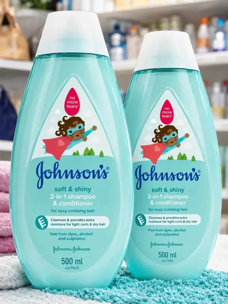 Johnson's Soft Shiny 2-in-1 Shampoo Conditioner 500ML