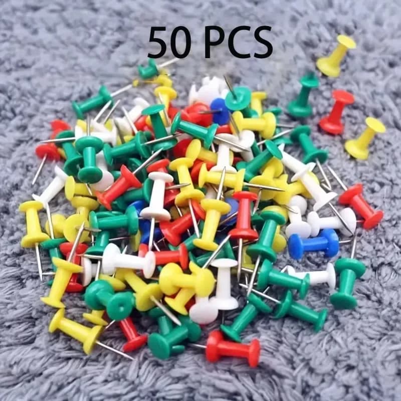 Color Push Pins Metal Thumb Tacks
