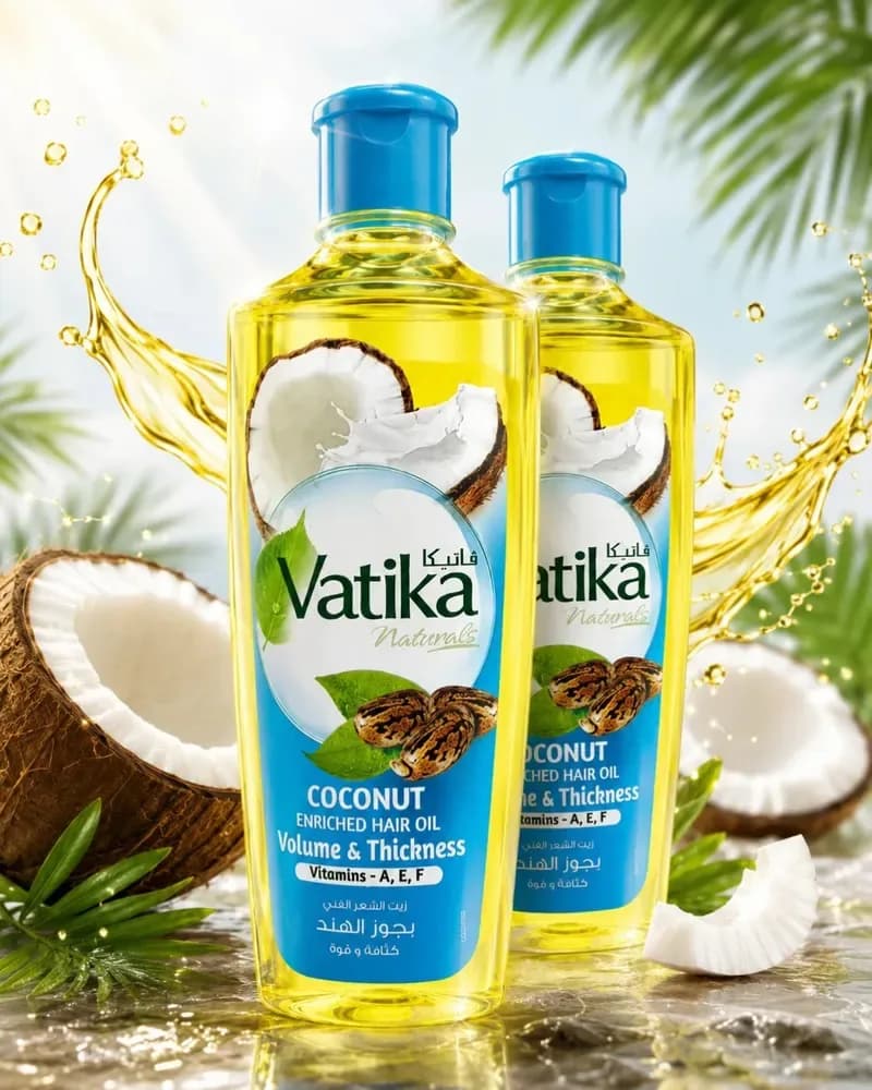 Buy Vatika Coconut Hair Oil in Kigali | Volume & Thickness