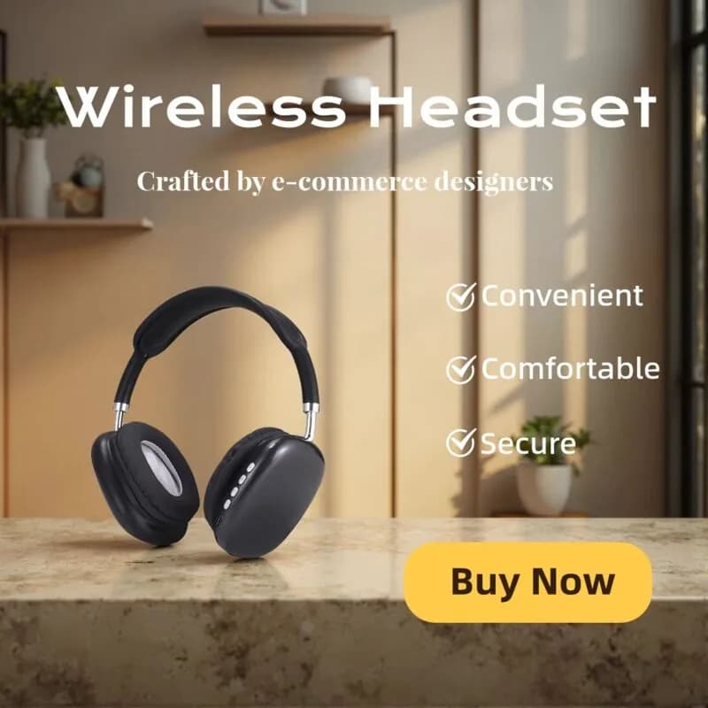 Fashion Bluetooth Over Ear Headphones with Mic Wireless Gaming Sports Headset Best Price