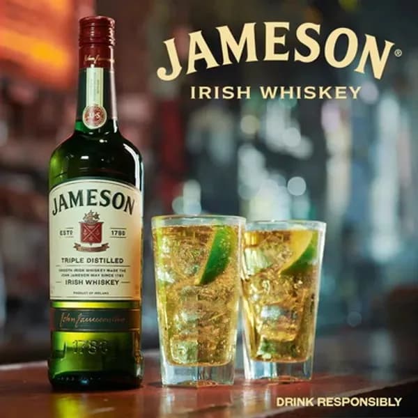 Jameson Whiskey Smooth Irish Taste
