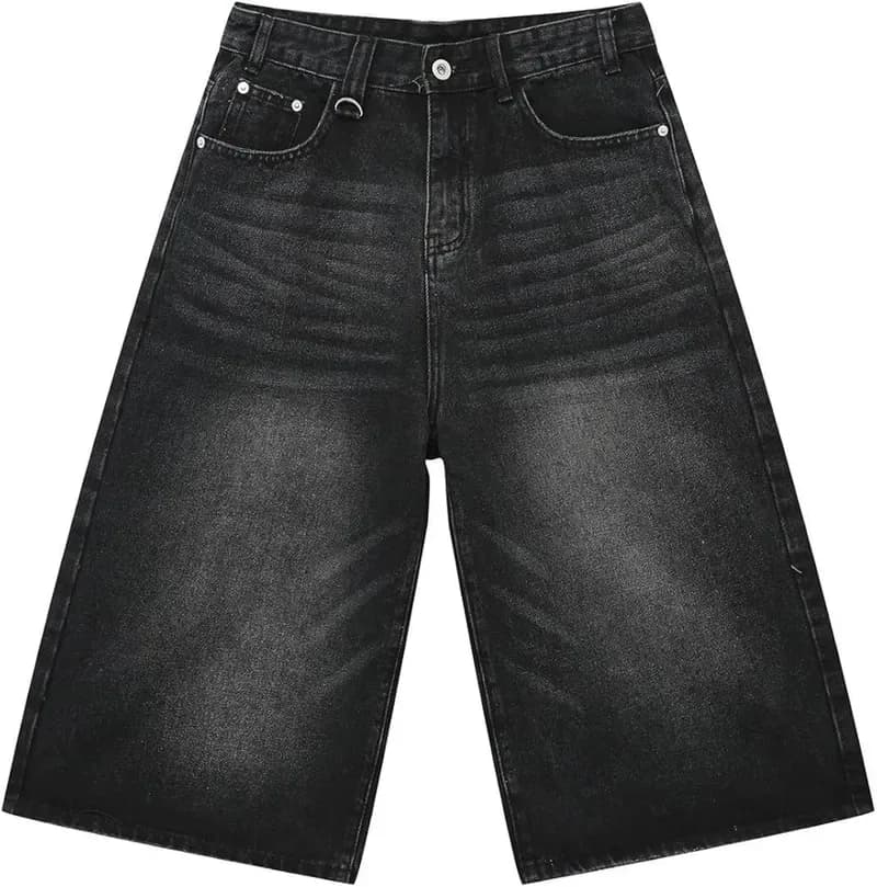 Short Baggy En Denim Pour Homme Confortable Et Tendance Id Al Pour Un Look Streetwear Coupe Ample Tissu R Sistant Et Facile Porter Au Quotidien Parfait Pour Les Sorties D Contract Es Et Le Style Urbain Moderne