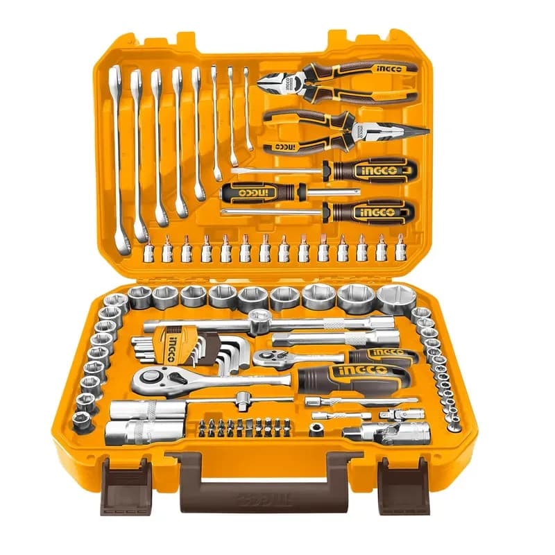 Ingco 82PCS 1 2 1 4 Socket Ratchet Set New