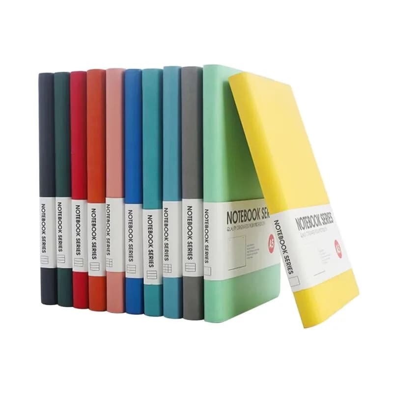 A5 B5 Thickened Notebook 132 Sheets Pu Waterproof Diary for Students Office