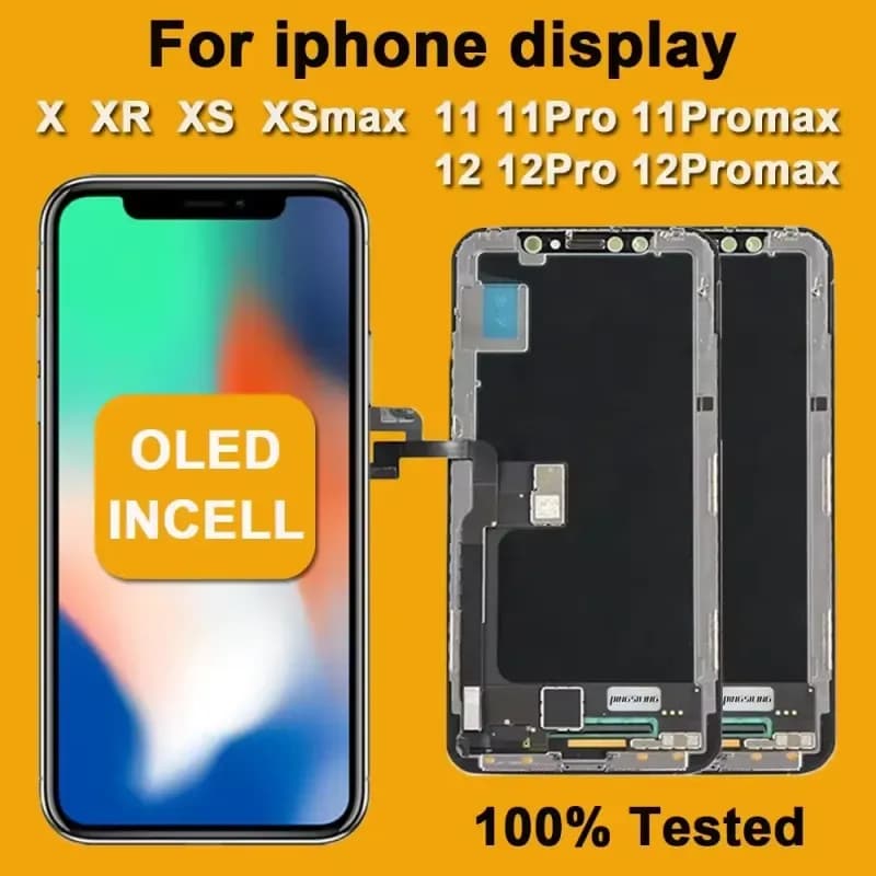 iPhone OLED Screen Replacement Free Repair X Xr Xs 11 12 13 14 Pro Max