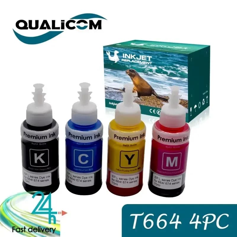 Epson 664 672 673 674 Refill Ink for L800 L805 L810 L850 L1800 L351 L350 L551