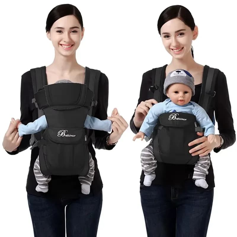 4-in-1 Ergonomic Baby Sling Carrier Adjustable Baby Backpack Carrier Newborn to Toddler Buy Online Egura Rw