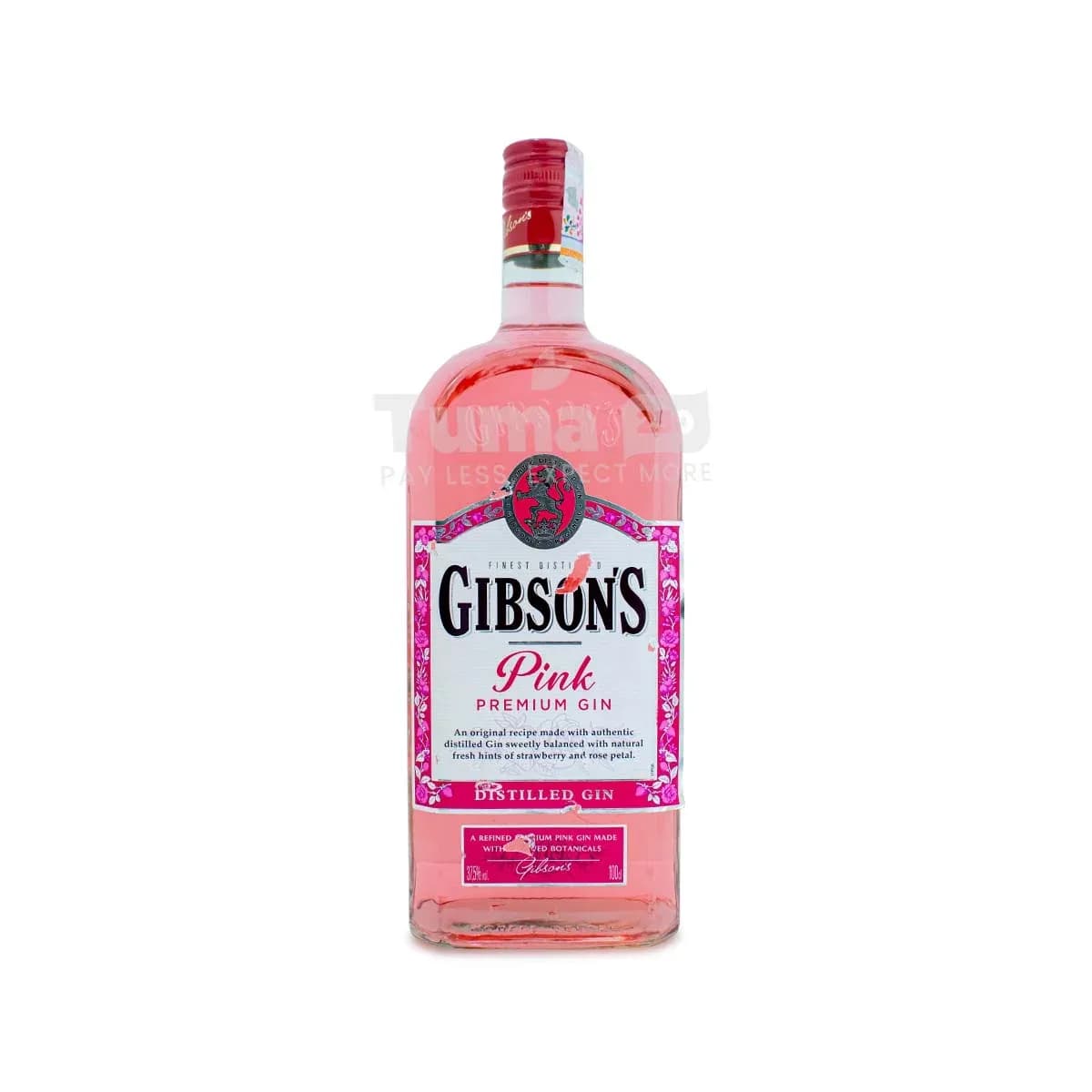 Gibson’s Pink Premium Gin (37.5% Vol) – 1000ml