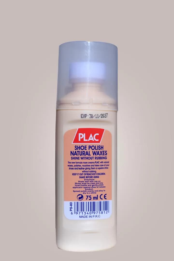 Plac Shoe Polish (Natural Waxes) 75Cl