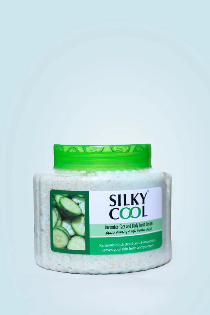 Silky Cool Cucumber Face and Body Scrub Cream