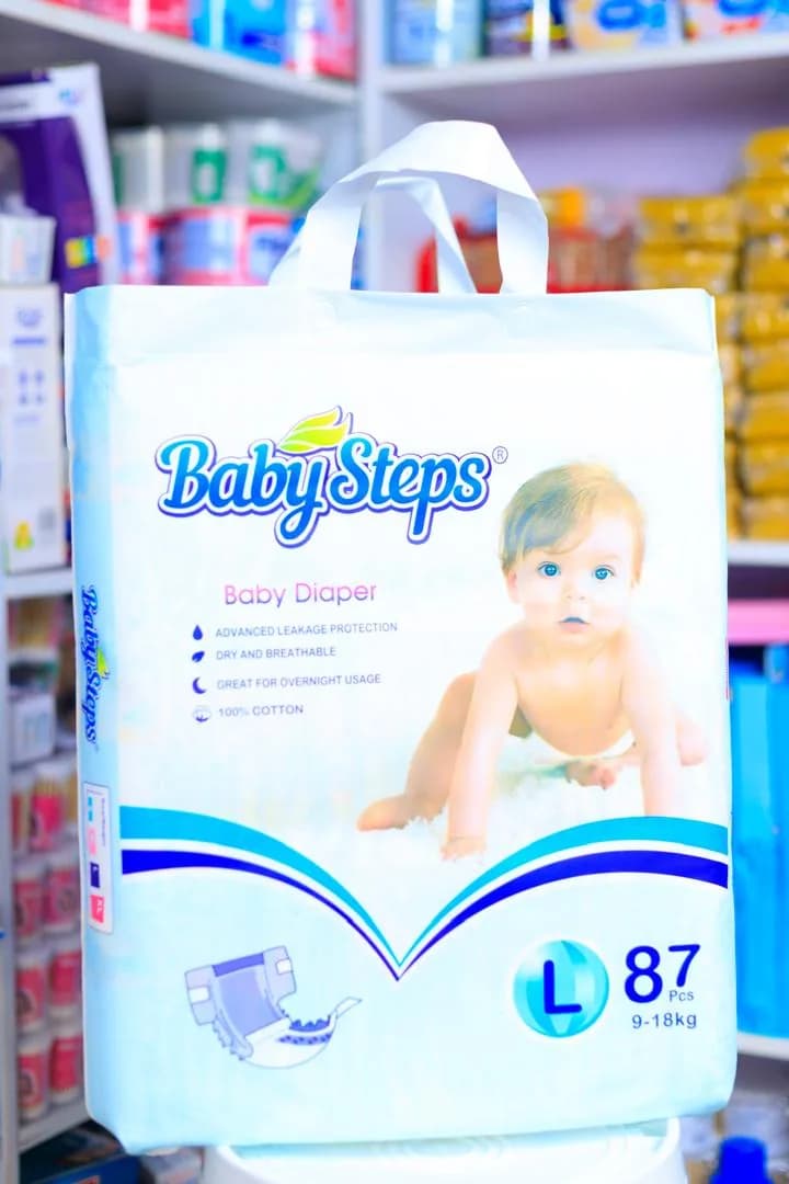 Baby Steps Large Diapers 4( 8-18)Kgs