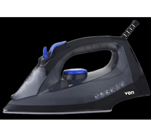 VON STEAM IRON VIS221CSK 2200W CERAMIC,BLACK