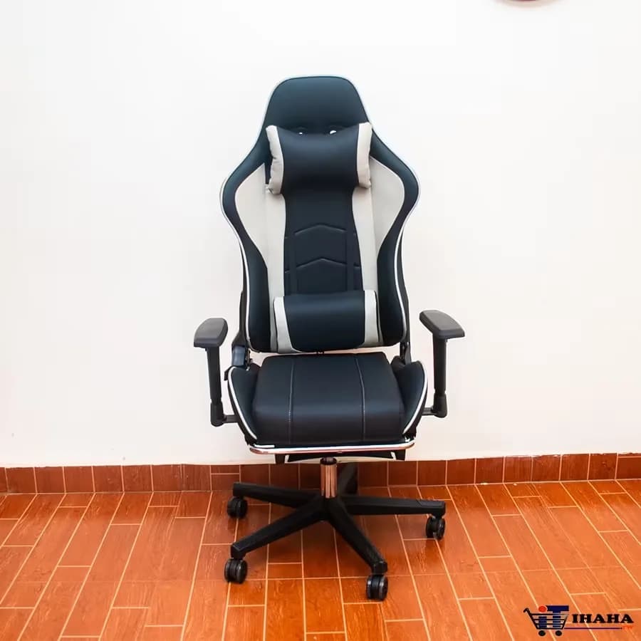 Black + White Gaming Chair